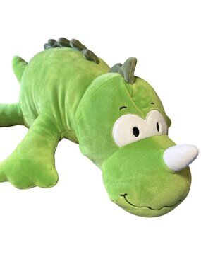 Weighted Plush Soothing Comfort Dinosaur 20" Green Comfort Bay